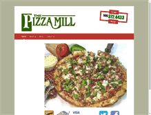 Tablet Screenshot of pizzamill.com